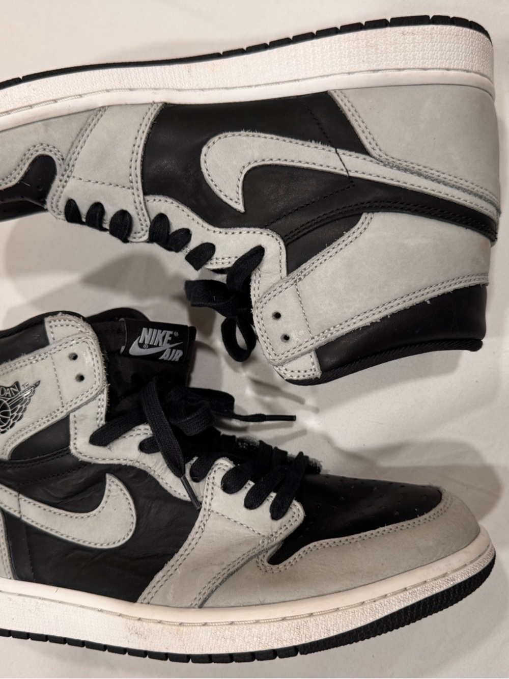 Nike Air Jordan 1 Mid Grey Black Shadow Men’s Sneakers